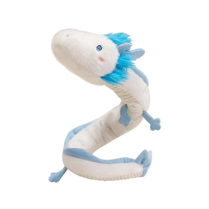 BowLift | Haku the Long White Blue Dragon Plush