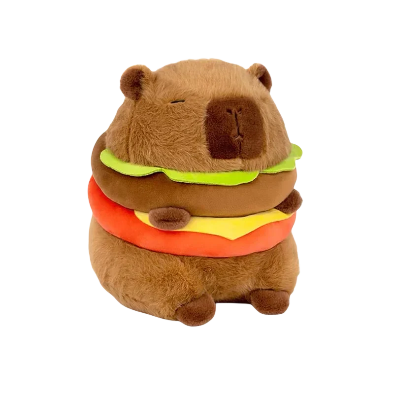 BowLift | Hamburger Capybara Fluffy Plushie