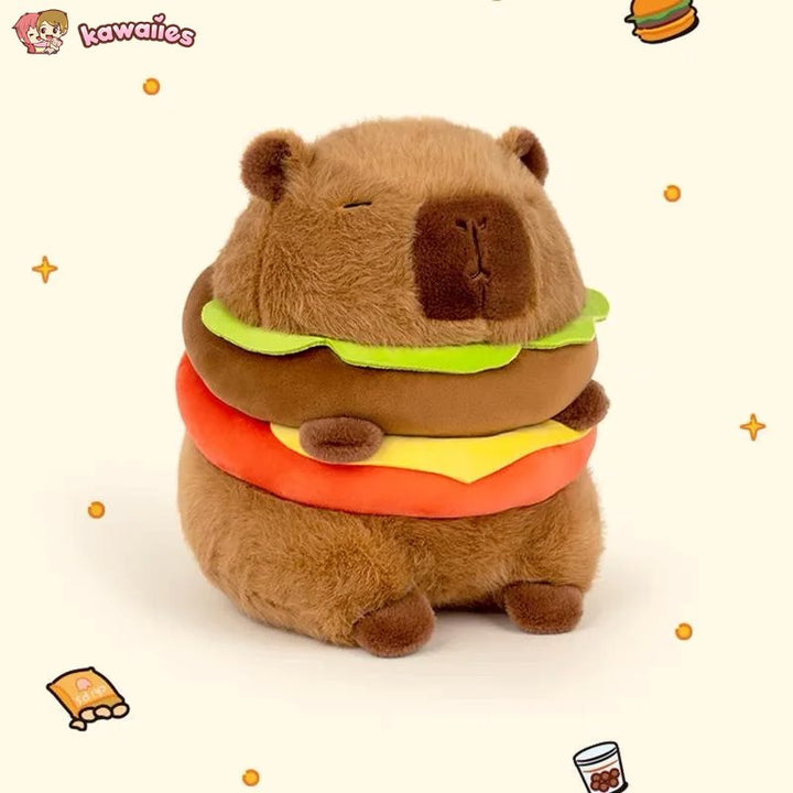 BowLift | Hamburger Capybara Fluffy Plushie