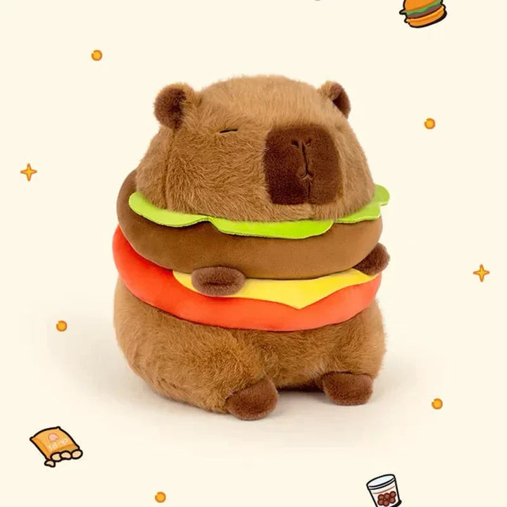 BowLift | Hamburger Capybara Fluffy Plushie