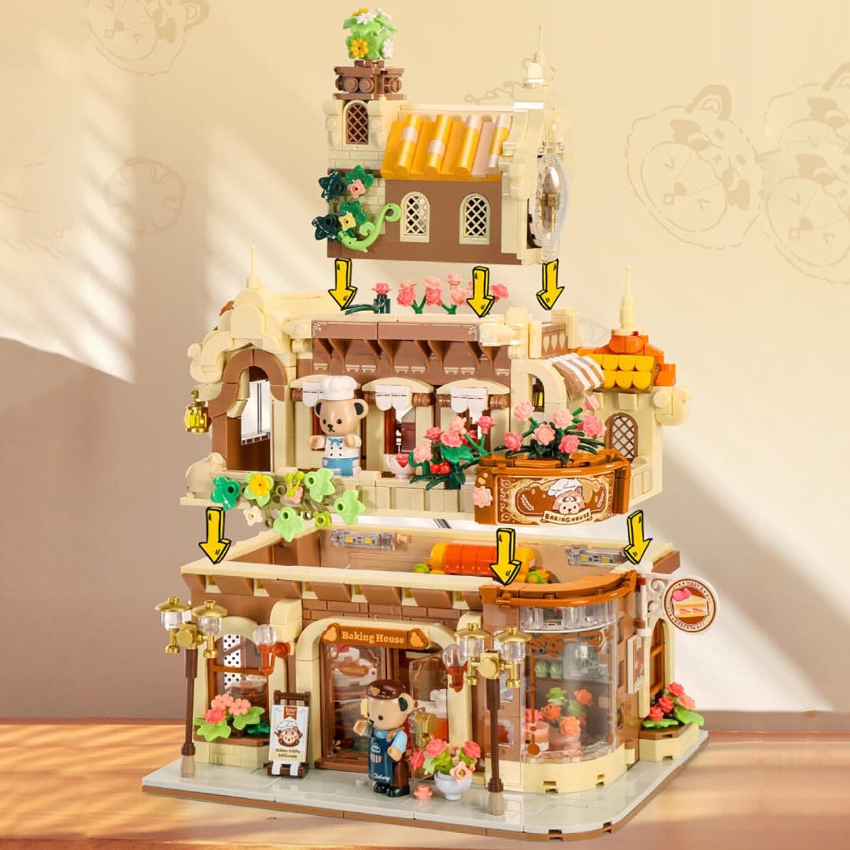 BowLift | Honey Bear Cupcakes & Cookies Bakery Micro Building Blocks