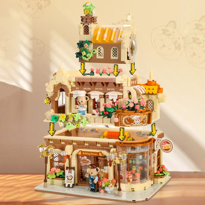 BowLift | Honey Bear Cupcakes & Cookies Bakery Micro Building Blocks