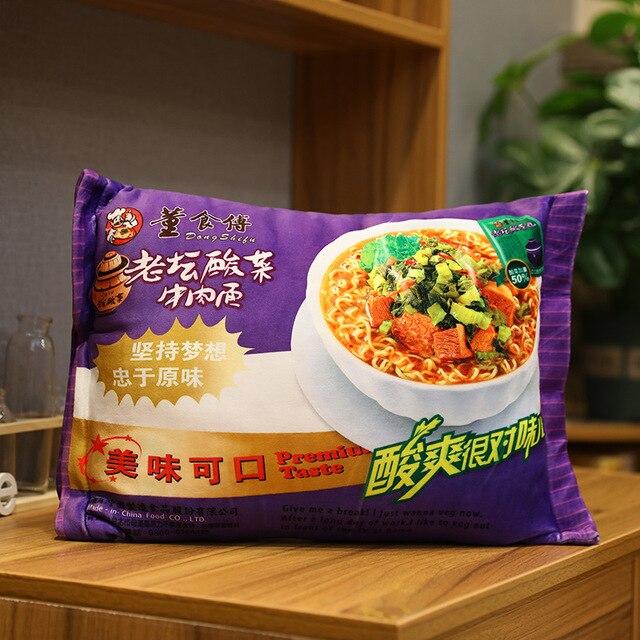BowLift | Instant Noodle Plushie Pillow
