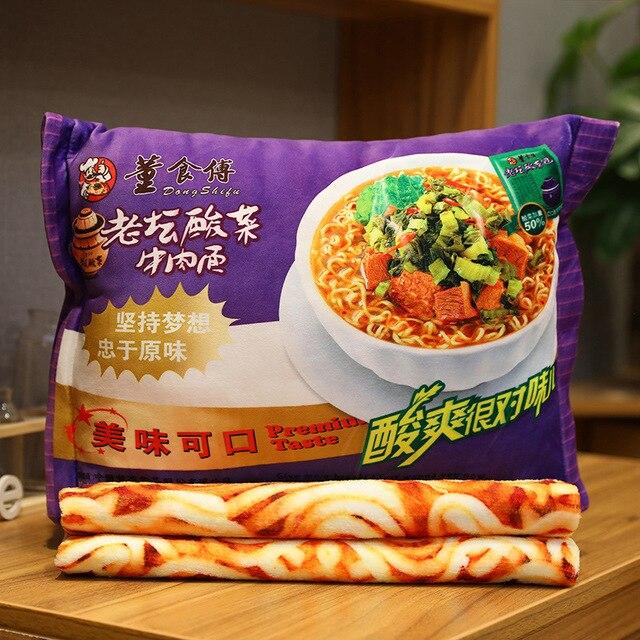 BowLift | Instant Noodle Plushie Pillow
