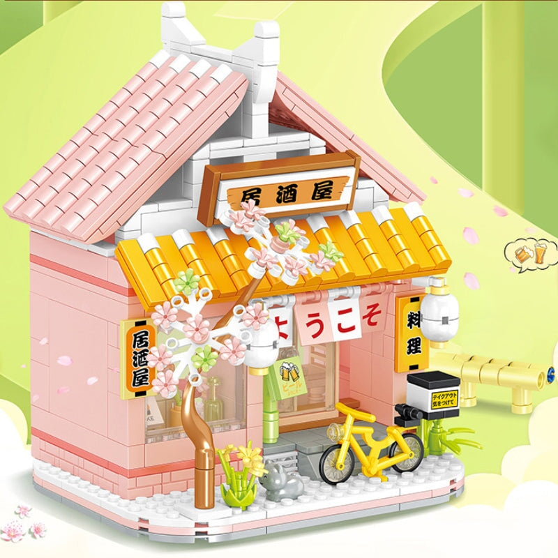 BowLift | Izakaya and Chashitsu Sakura Micro Building Blocks