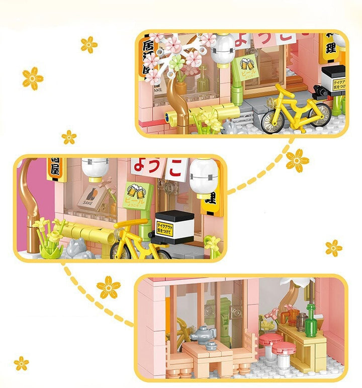 BowLift | Izakaya and Chashitsu Sakura Micro Building Blocks