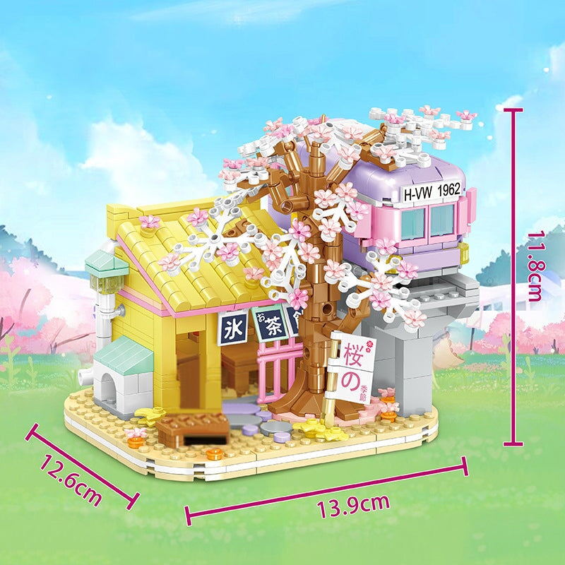 BowLift | Izakaya and Chashitsu Sakura Micro Building Blocks