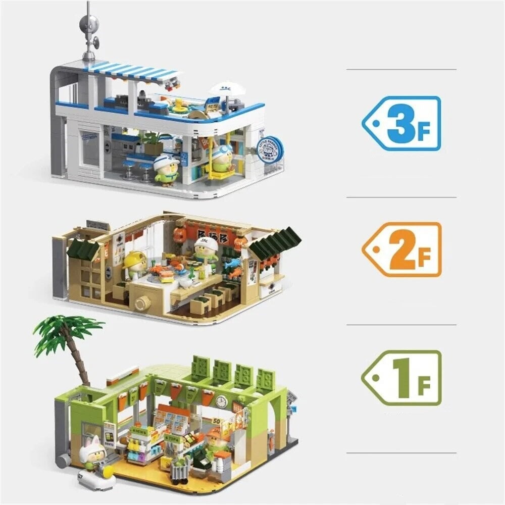 BowLift | Japanese BeBe Shopping Mall Building Blocks Set