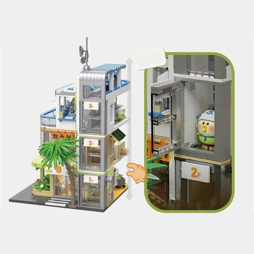 BowLift | Japanese BeBe Shopping Mall Building Blocks Set