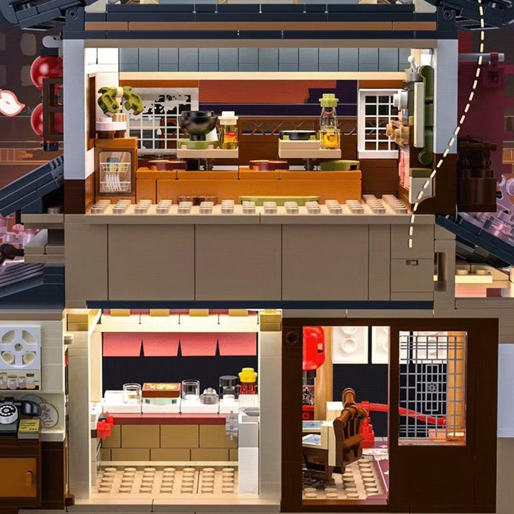 BowLift | Japanese Kumamoto Bear Restaurant Micro Building Set