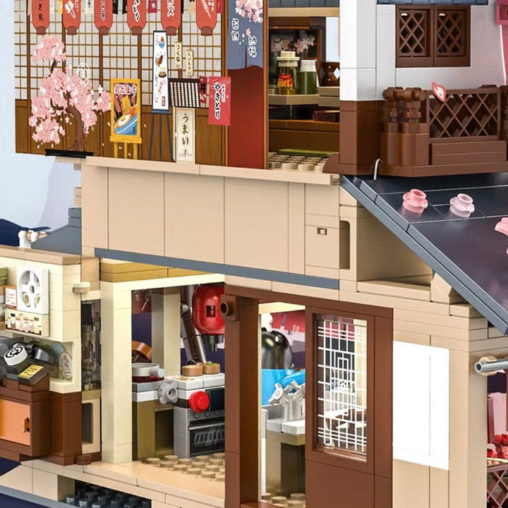 BowLift | Japanese Kumamoto Bear Restaurant Micro Building Set