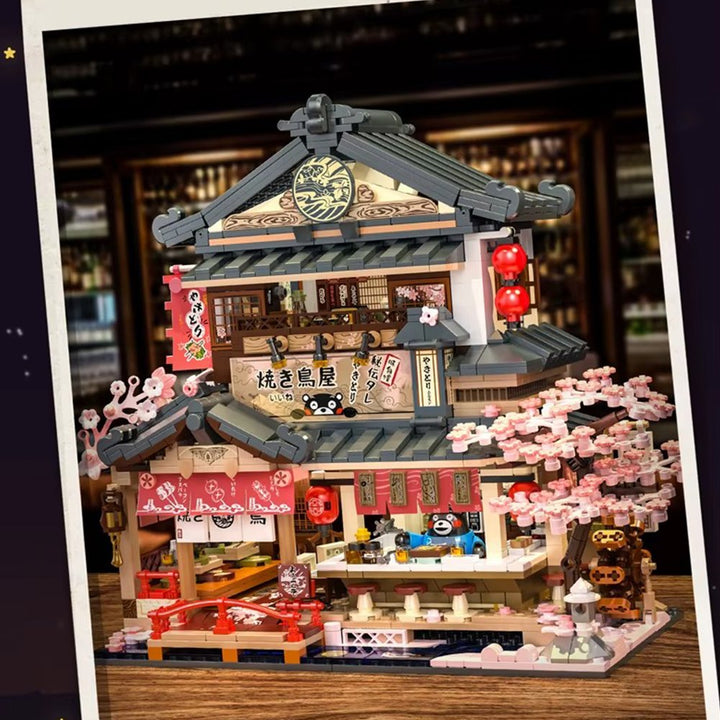 BowLift | Japanese Kumamoto Bear Restaurant Micro Building Set
