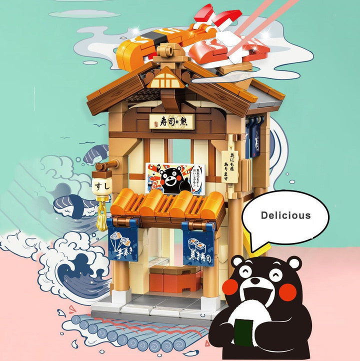 BowLift | Japanese-themed Ramen Hot Spring Sushi Tea Micro Building Sets