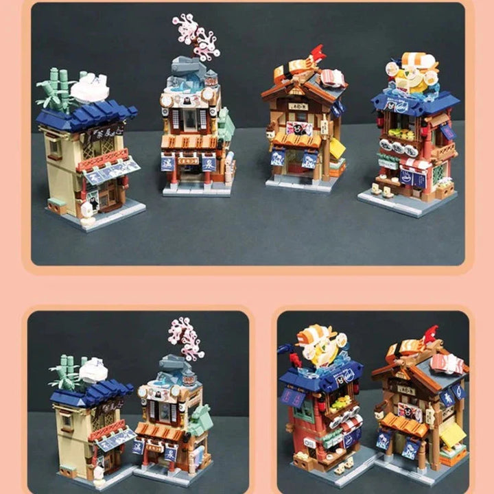 BowLift | Japanese-themed Ramen Hot Spring Sushi Tea Micro Building Sets