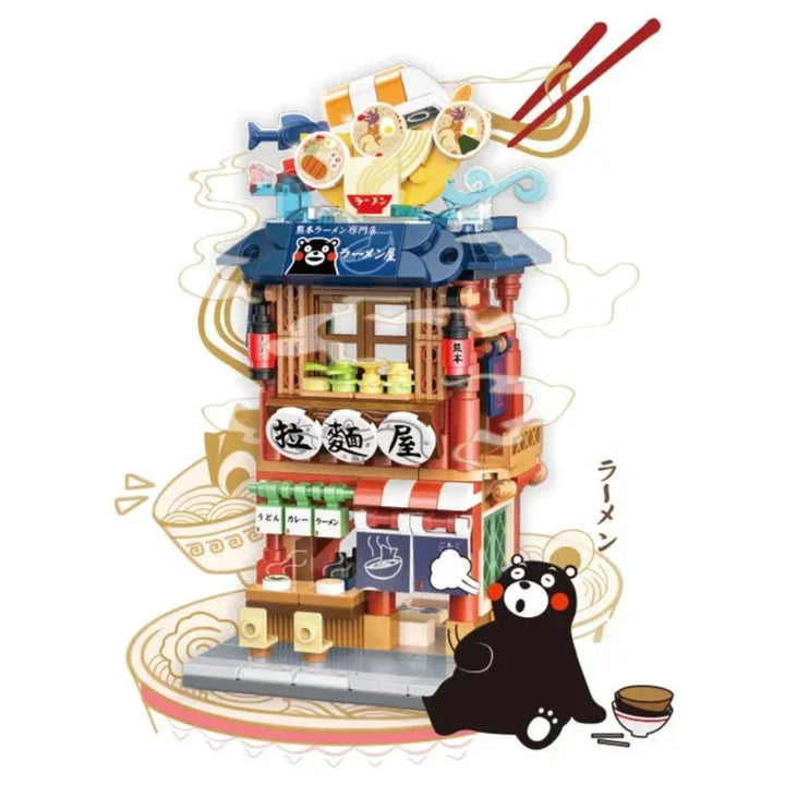 BowLift | Japanese-themed Ramen Hot Spring Sushi Tea Micro Building Sets