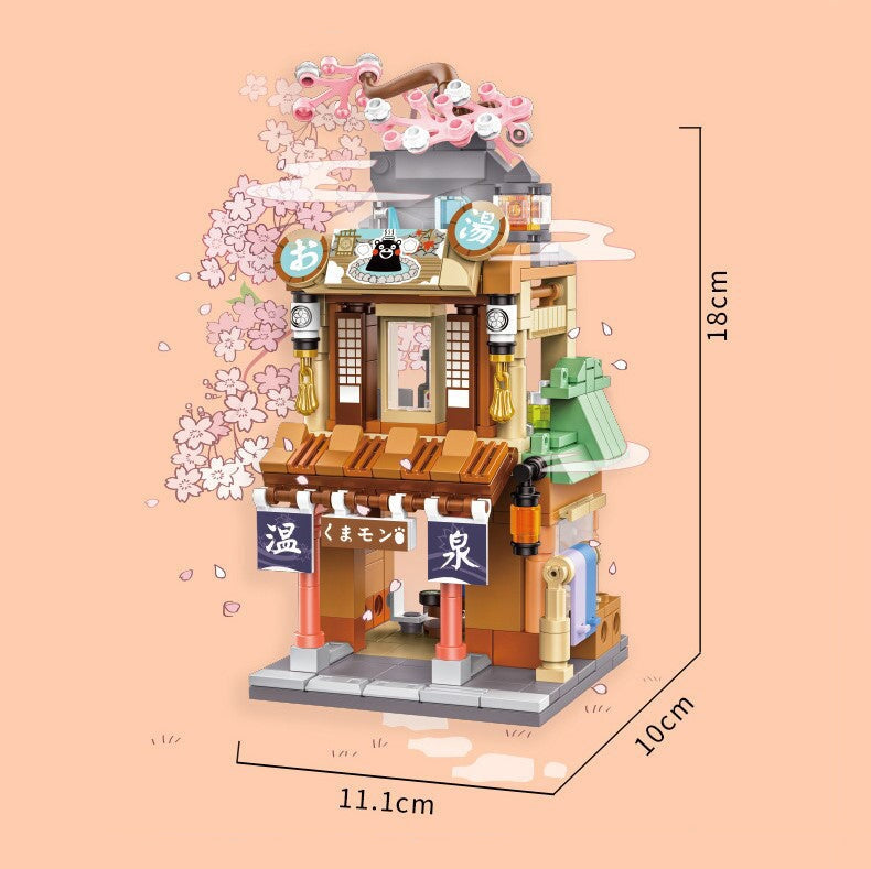 BowLift | Japanese-themed Ramen Hot Spring Sushi Tea Micro Building Sets
