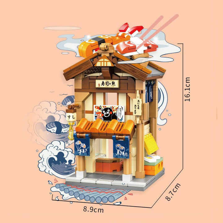 BowLift | Japanese-themed Ramen Hot Spring Sushi Tea Micro Building Sets