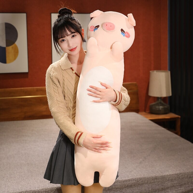 BowLift | Kawaii 100cm Long Snuggly Dog Cat Pig Plushie Collection