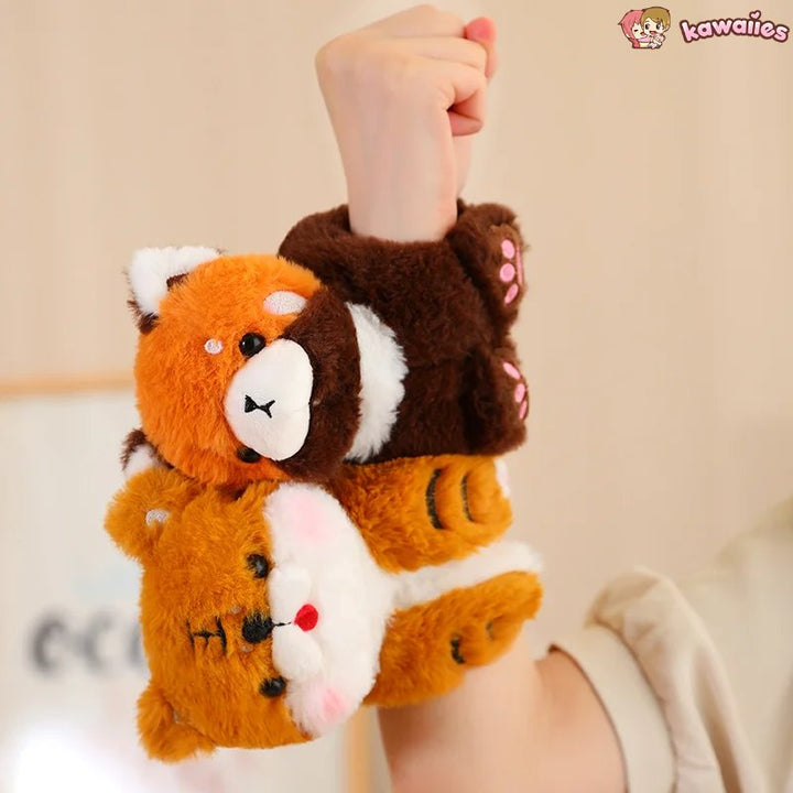 BowLift | Kawaii Animal Slap Snap Wrap Wristband Plushie Collection