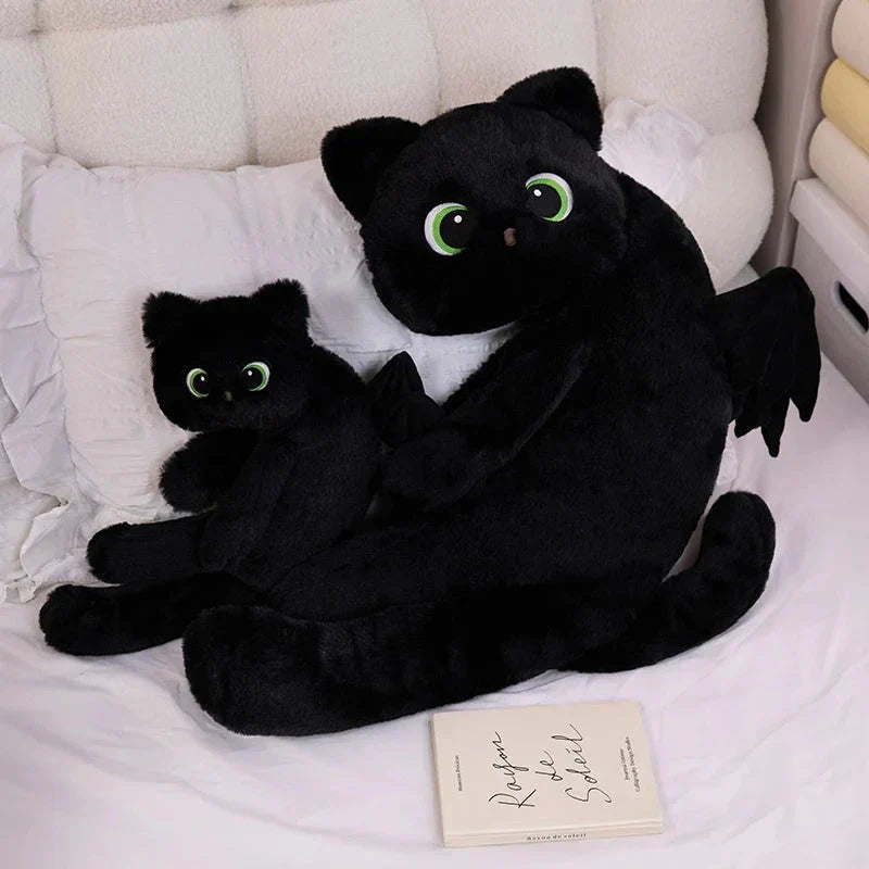BowLift | Kawaii Black Cat with Wings Plushies