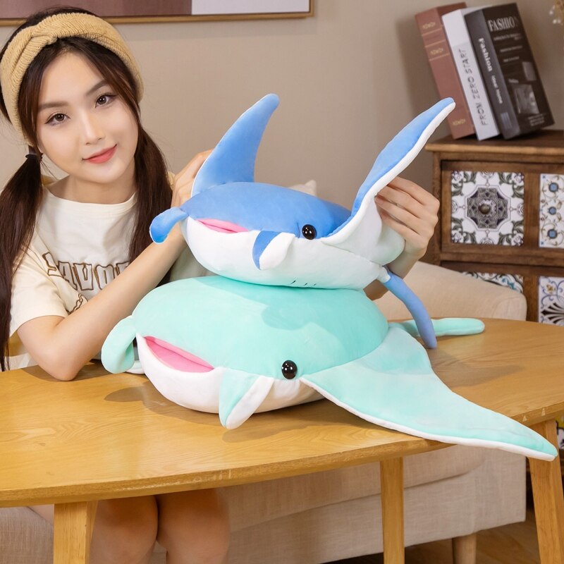 BowLift | Kawaii Blue Mobula Devil Sting Ray Plushies