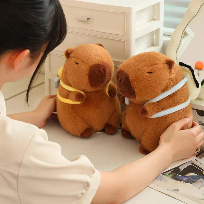 BowLift | Kawaii Capybara with Backpack Plush Collection