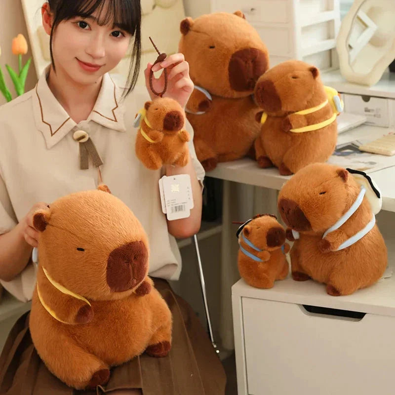 BowLift | Kawaii Capybara with Backpack Plush Collection