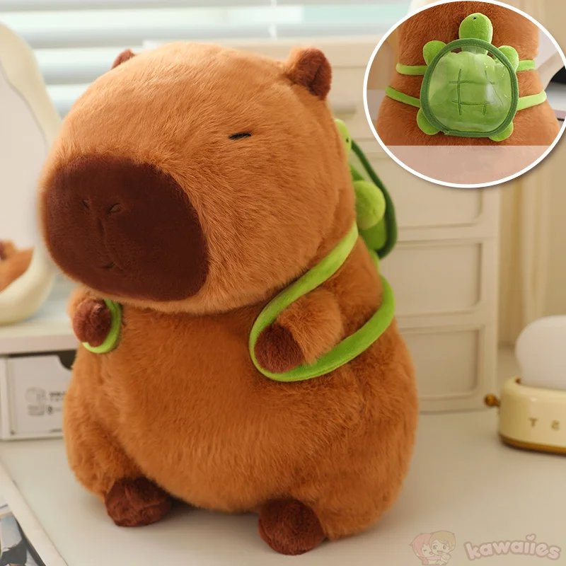 BowLift | Kawaii Capybara with Backpack Plush Collection