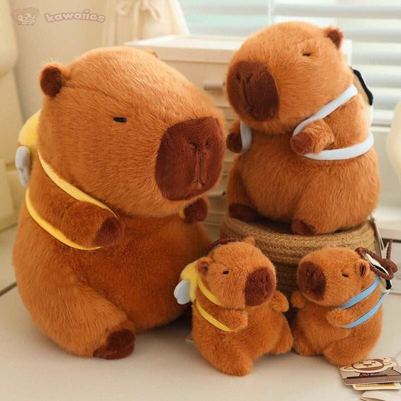 BowLift | Kawaii Capybara with Backpack Plush Collection
