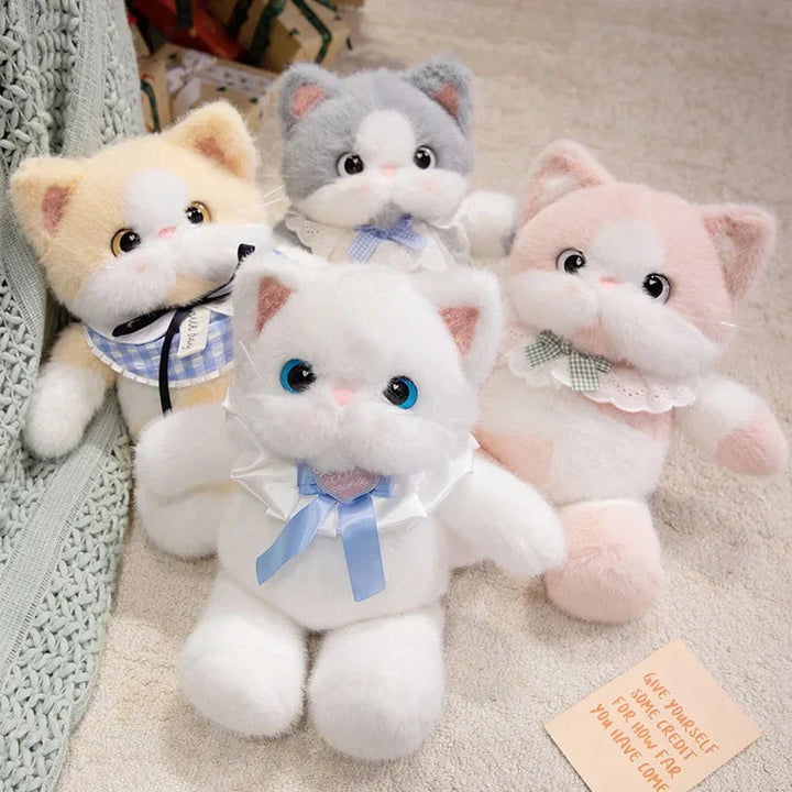 BowLift | Kawaii Cat Plush Family with Collar