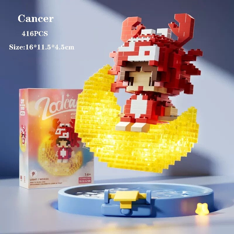 BowLift | Kawaii Chibi Moon Zodiac Star Constellations Nano Building Blocks