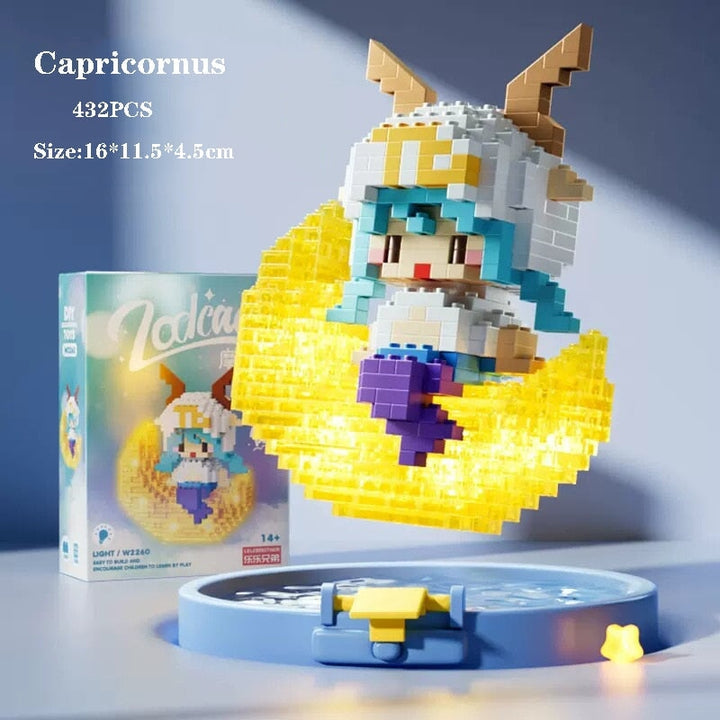 BowLift | Kawaii Chibi Moon Zodiac Star Constellations Nano Building Blocks