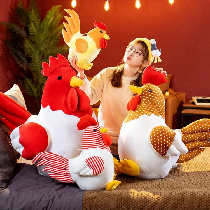 BowLift | Kawaii Chubby Chicken Plushie Family