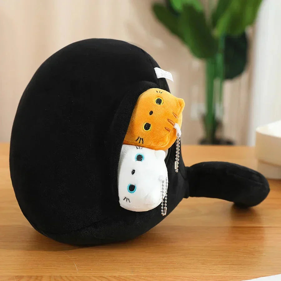 BowLift | Kawaii Chunky Cat Plushies with Kittens