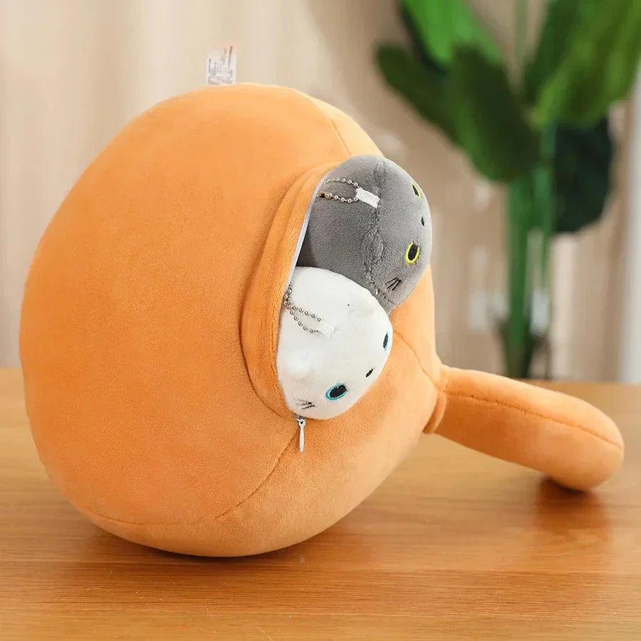 BowLift | Kawaii Chunky Cat Plushies with Kittens