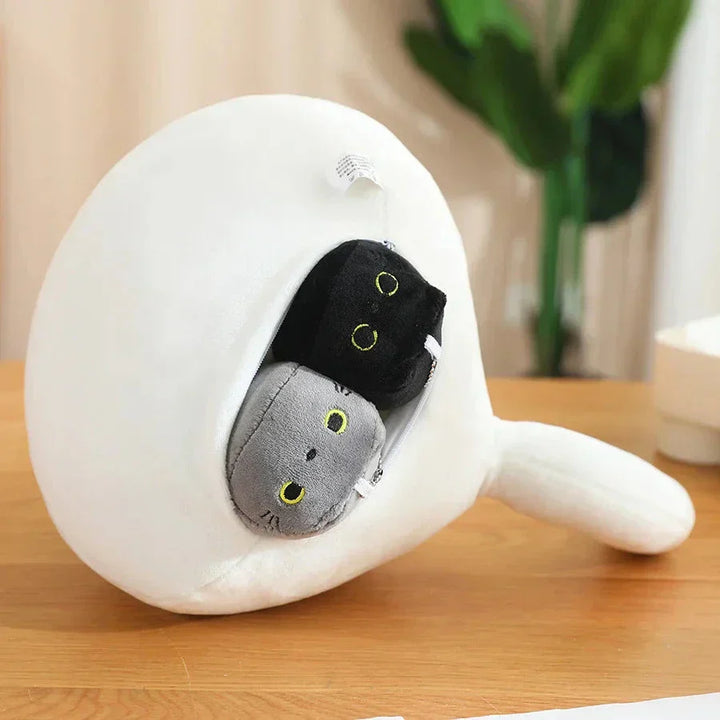BowLift | Kawaii Chunky Cat Plushies with Kittens
