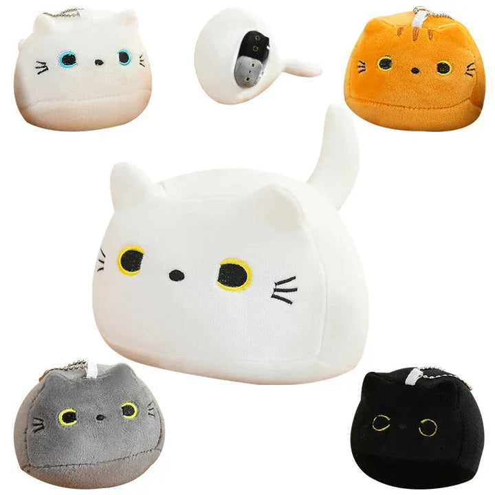 BowLift | Kawaii Chunky Cat Plushies with Kittens