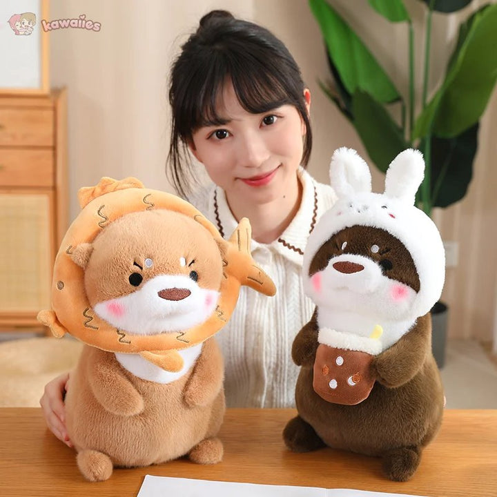 BowLift | Kawaii Dress-up Otter Plush