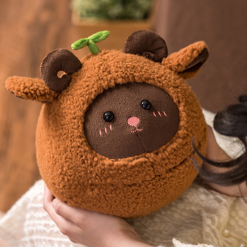 BowLift | Kawaii Fluffy Sheep Goat Ram Plushie