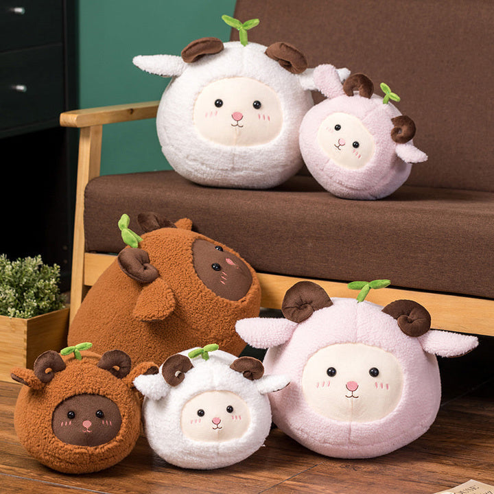 BowLift | Kawaii Fluffy Sheep Goat Ram Plushie