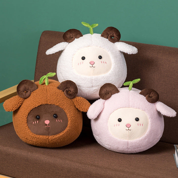 BowLift | Kawaii Fluffy Sheep Goat Ram Plushie