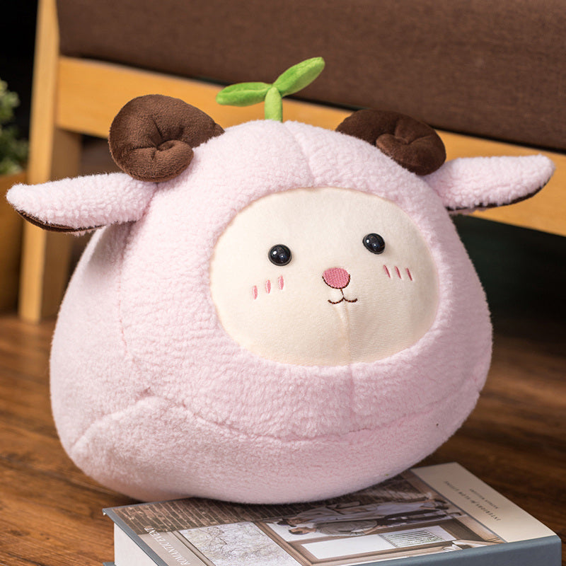 BowLift | Kawaii Fluffy Sheep Goat Ram Plushie