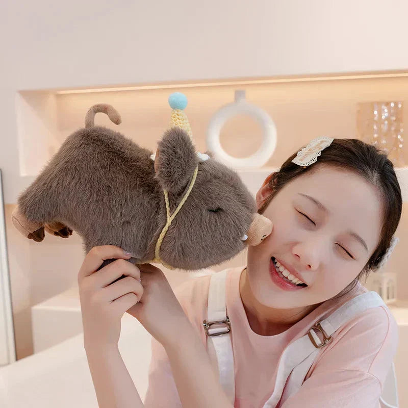 BowLift | Kawaii Fluffy Wild Boar Plushie