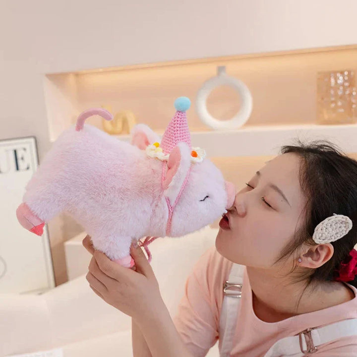 BowLift | Kawaii Fluffy Wild Boar Plushie