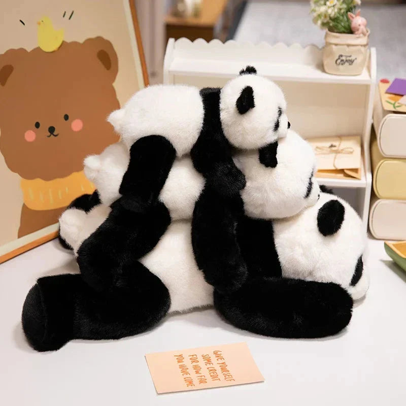 BowLift | Kawaii Fuzzy Black Brown Panda Plushies