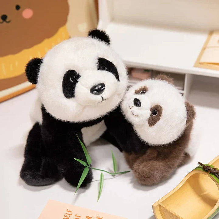 BowLift | Kawaii Fuzzy Black Brown Panda Plushies