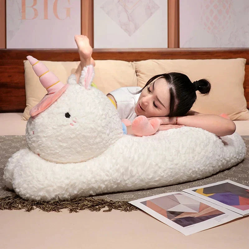 BowLift | Kawaii Giant Chibi White Unicorn Plushie