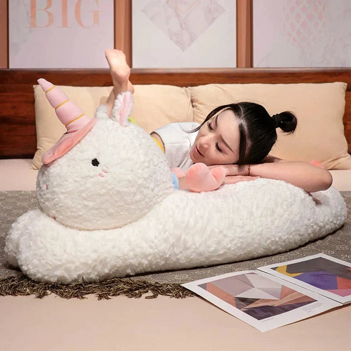 BowLift | Kawaii Giant Chibi White Unicorn Plushie