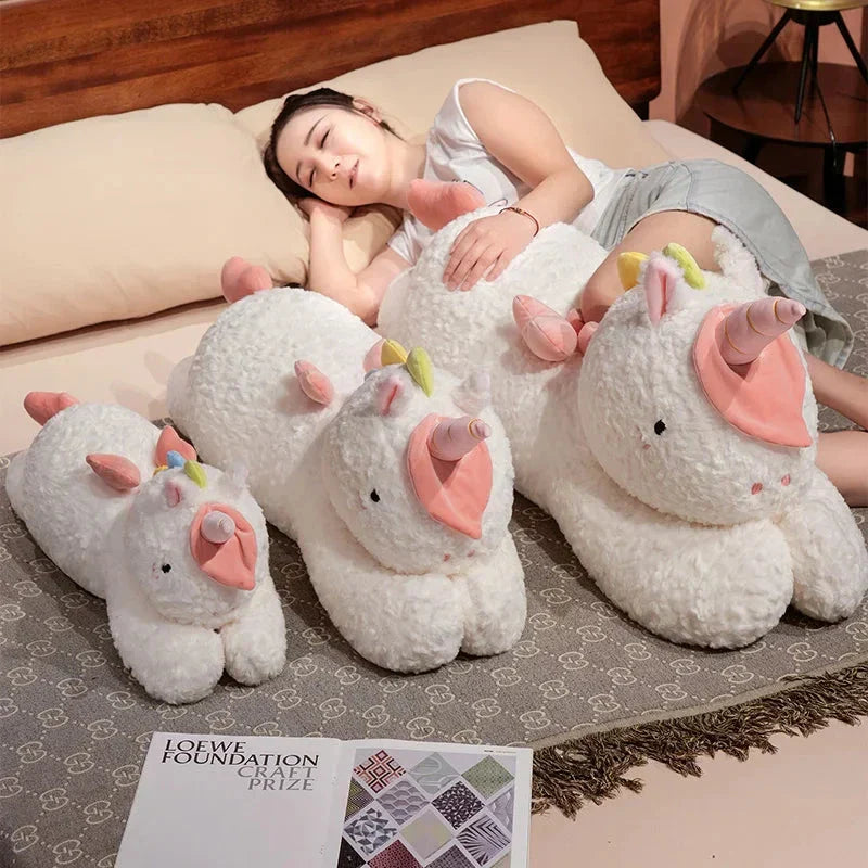 BowLift | Kawaii Giant Chibi White Unicorn Plushie