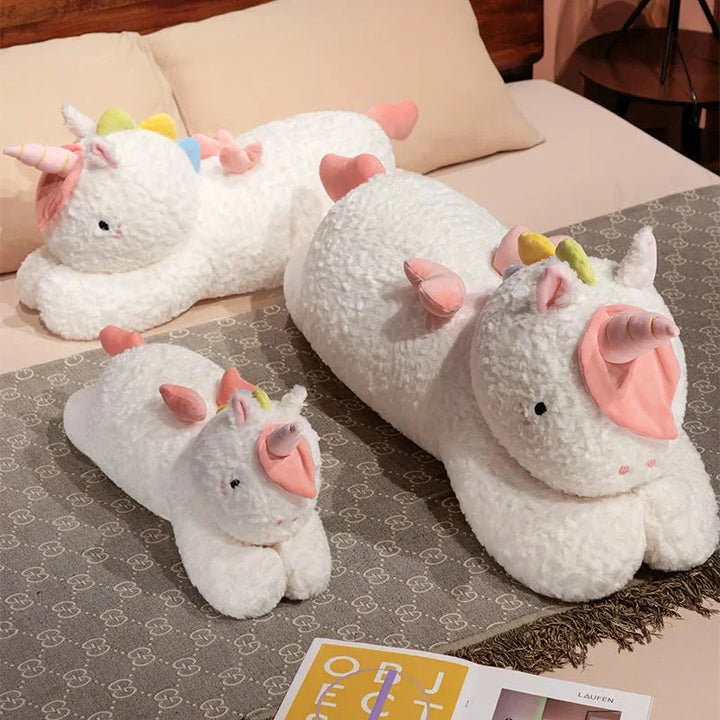 BowLift | Kawaii Giant Chibi White Unicorn Plushie